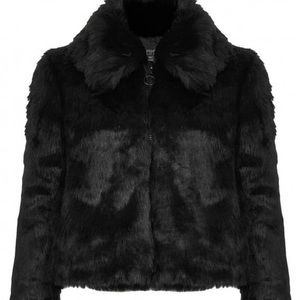 Topshop fluffy teddy jacket